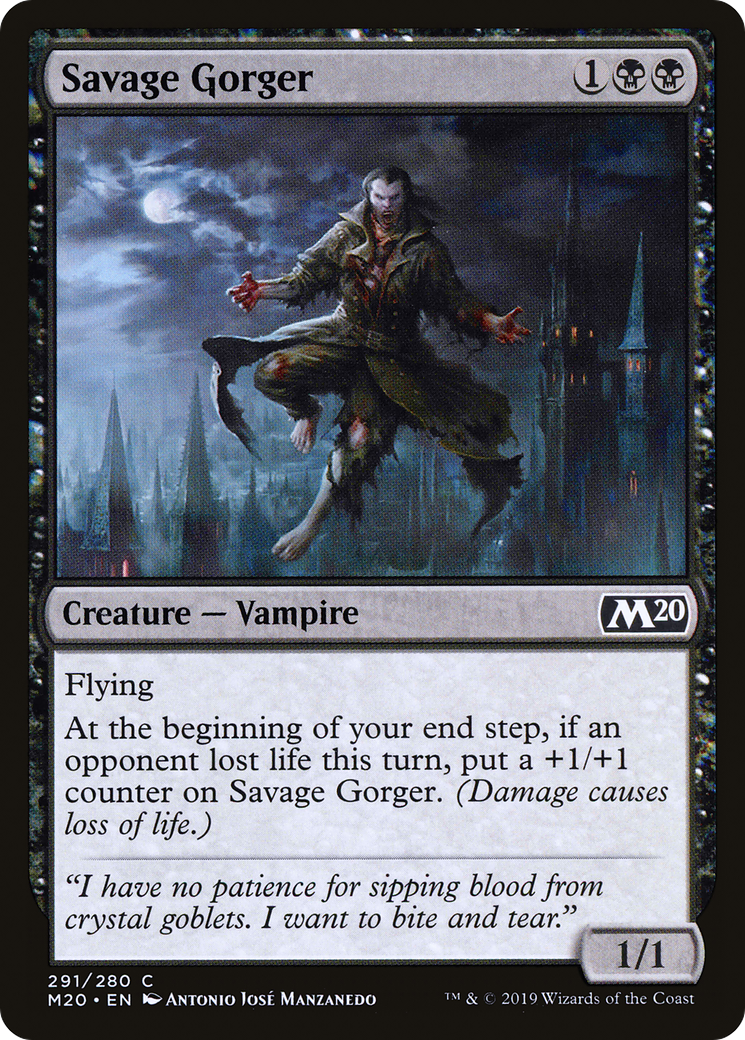 Savage Gorger (M20-291)  - Core Set 2020