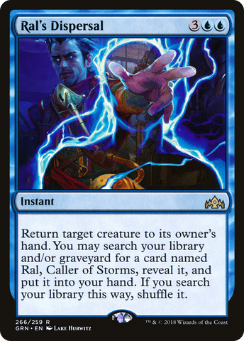 Ral's Dispersal (GRN-266)  - Guilds of Ravnica