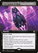 Inscription of Ruin (Extended Art) (ZNR-340)  - Zendikar Rising: (Extended Art)