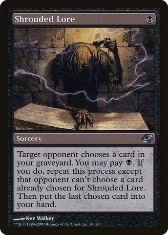 Shrouded Lore (PLC-091)  Foil - Planar Chaos: (colorshifted)
