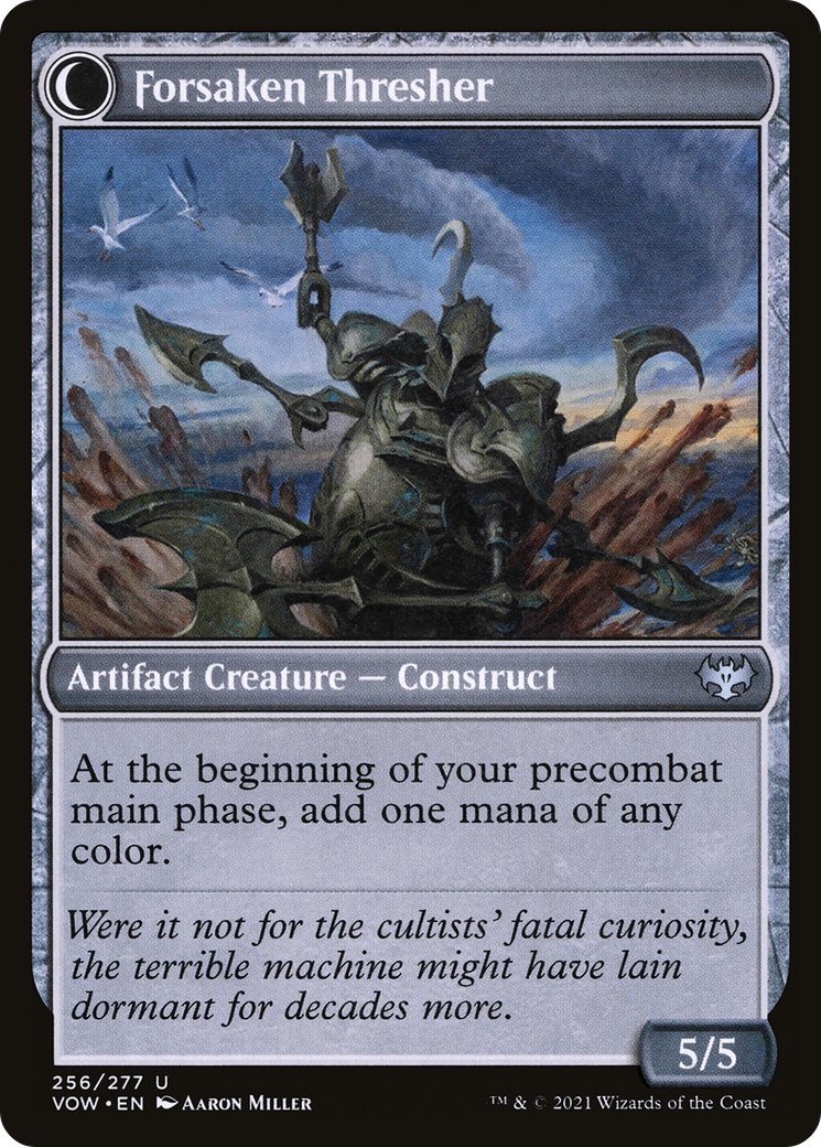Foreboding Statue (VOW-256)  - Innistrad: Crimson Vow: (Double Faced Transform)