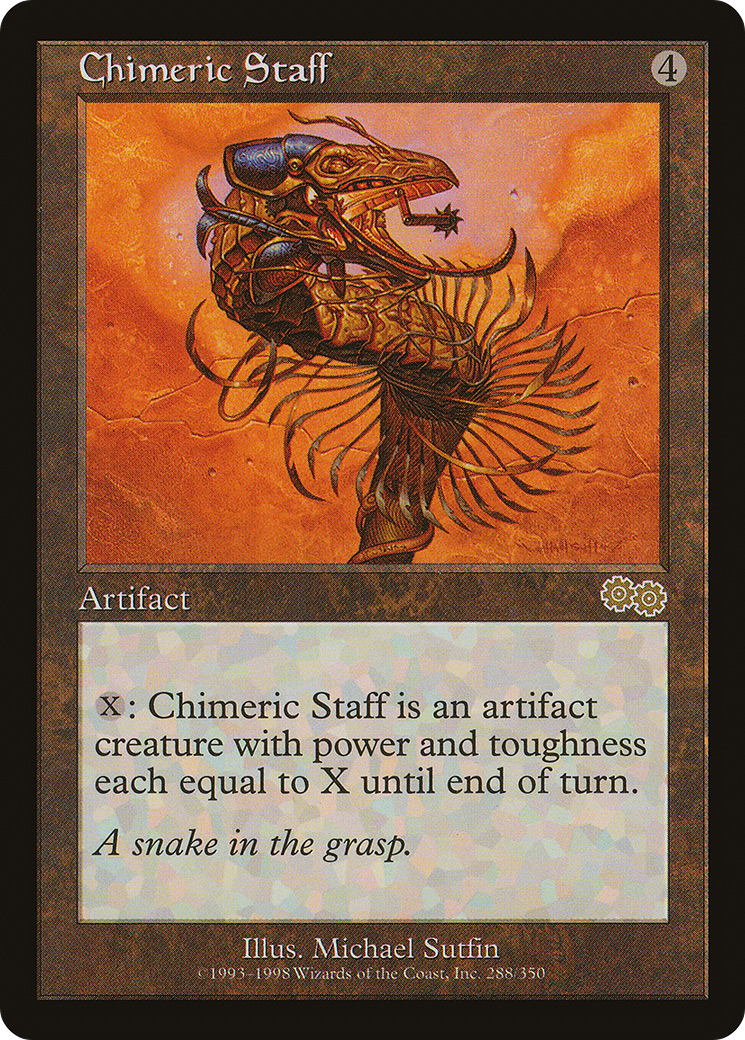Chimeric Staff (USG-288)  - Urza's Saga