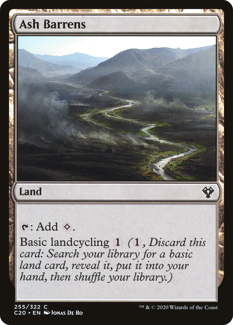 Ash Barrens (C20-255)  - Commander 2020