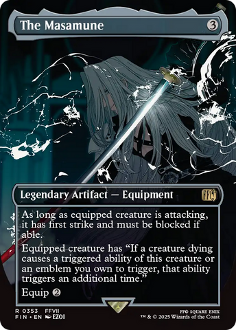 The Masamune (Borderless) (FIN-353)  Foil - FINAL FANTASY