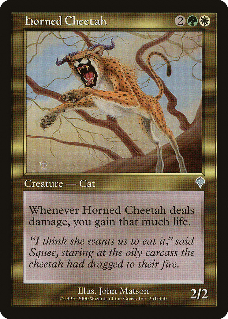 Horned Cheetah (INV-251)  Foil - Invasion