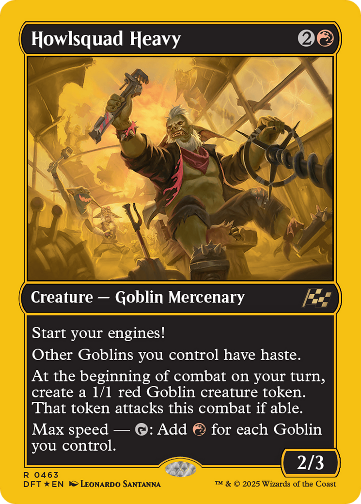 Howlsquad Heavy (First-Place Foil) (DFT-463)  Foil - Aetherdrift