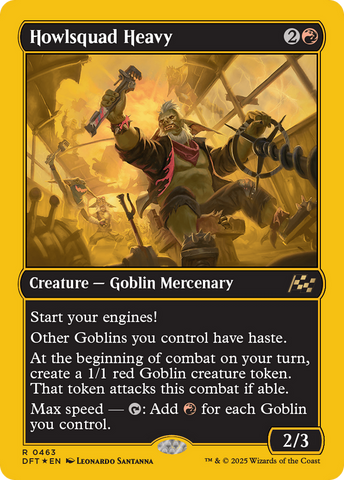 Howlsquad Heavy (First-Place Foil) (DFT-463)  Foil - Aetherdrift
