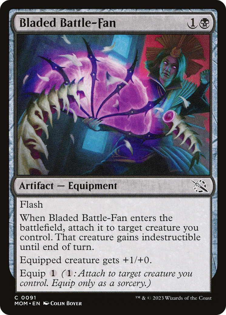 Bladed Battle-Fan (MOM-091)  Foil - March of the Machine
