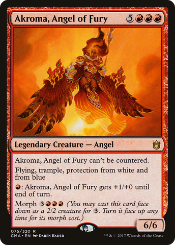 Akroma, Angel of Fury (CMA-075)  - Commander Anthology