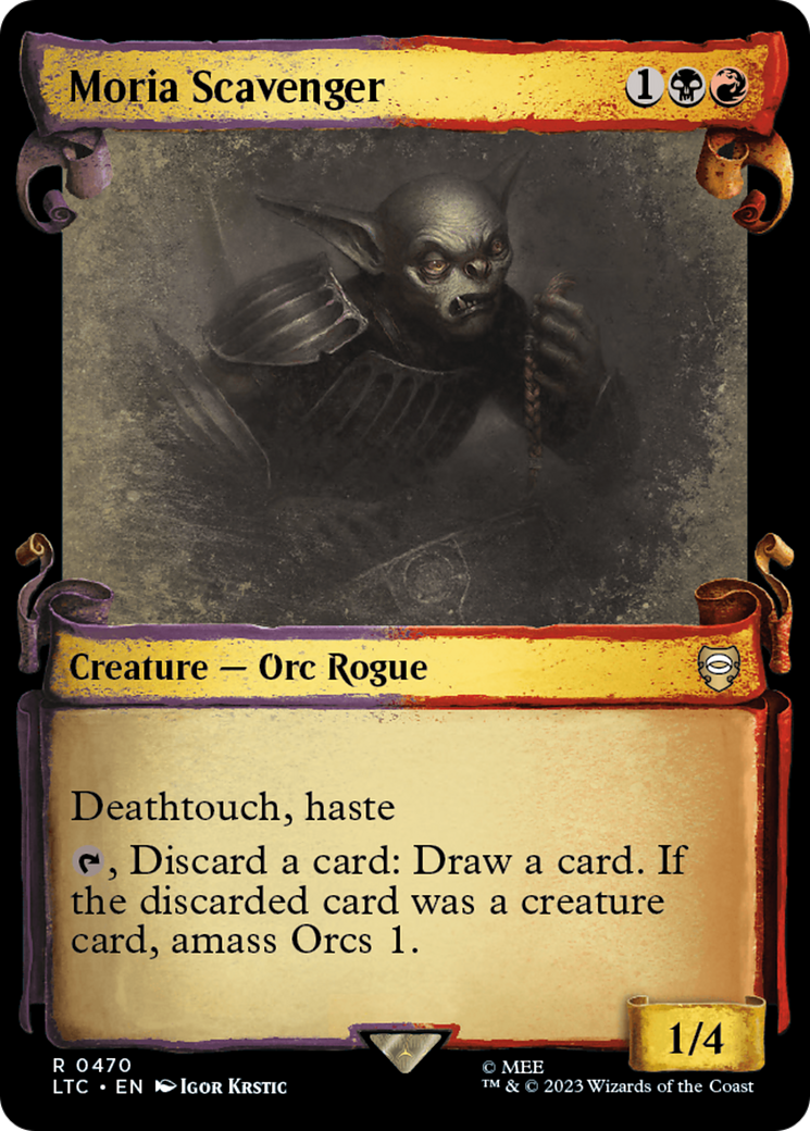 Moria Scavenger (Showcase Scrolls) (LTC-470) - Tales of Middle-earth Commander: (Showcase)