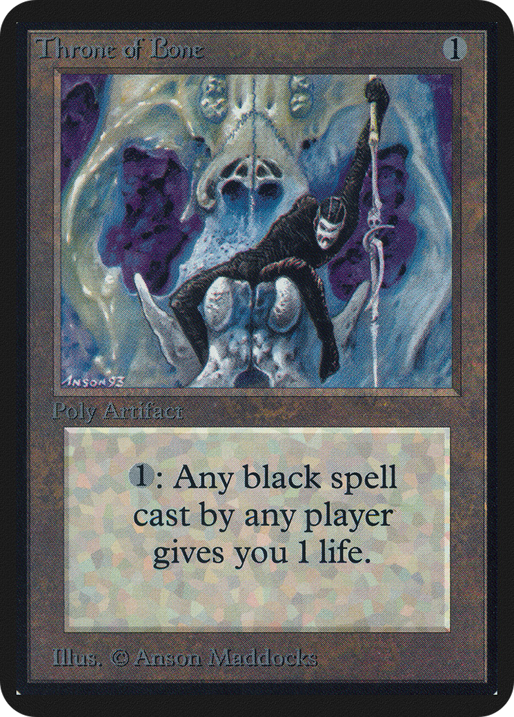 Throne of Bone (LEA-)  - Limited Edition Alpha