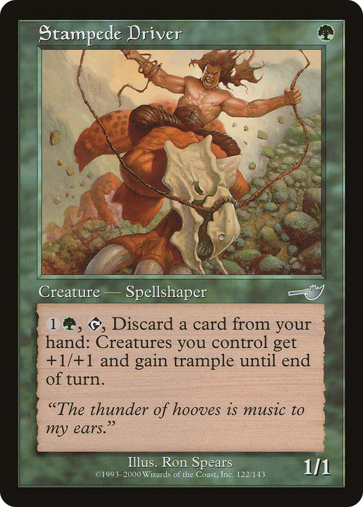 Stampede Driver (NMS-122)  Foil - Nemesis