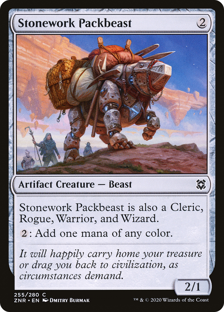 Stonework Packbeast (ZNR-255)  - Zendikar Rising