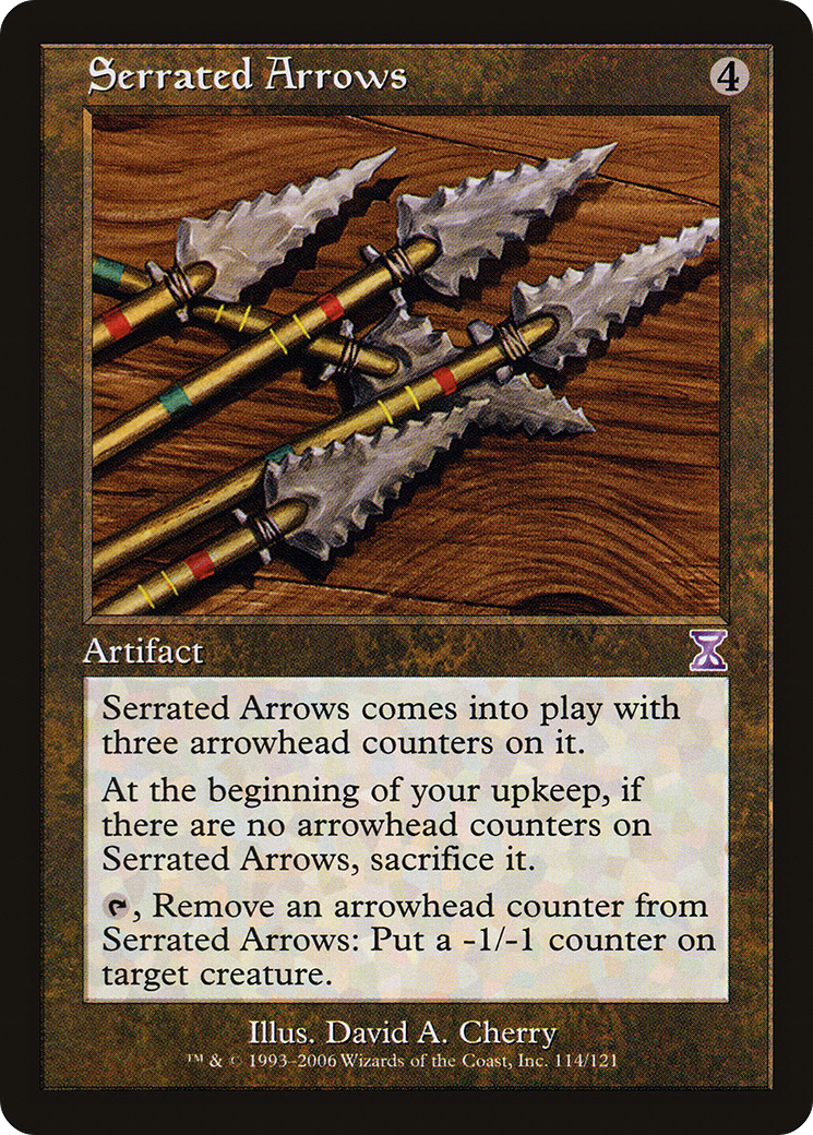Serrated Arrows (TSB-114)  Foil - Time Spiral Timeshifted