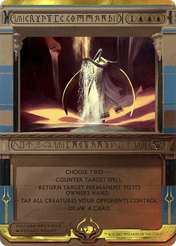 Cryptic Command (MPS2-011)  Foil - Amonkhet Invocations (Borderless)