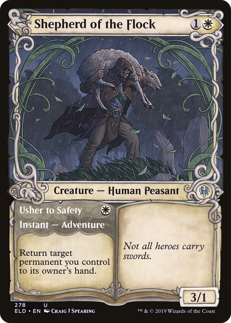 Shepherd of the Flock (Showcase) (ELD-278)  - Throne of Eldraine: (Showcase)