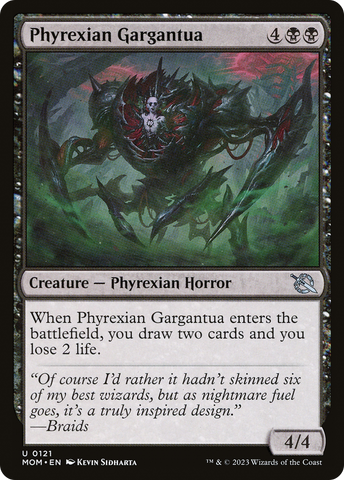 Phyrexian Gargantua (MOM-121)  Foil - March of the Machine