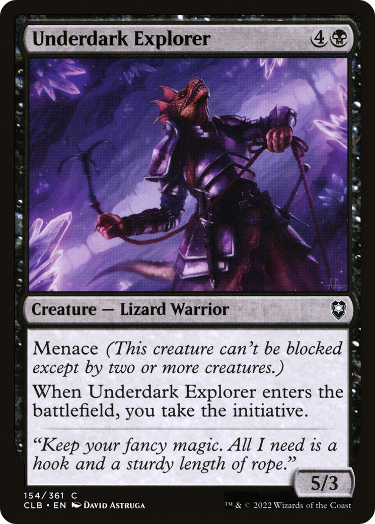 Underdark Explorer (CLB-154)  Foil - Commander Legends: Battle for Baldur's Gate
