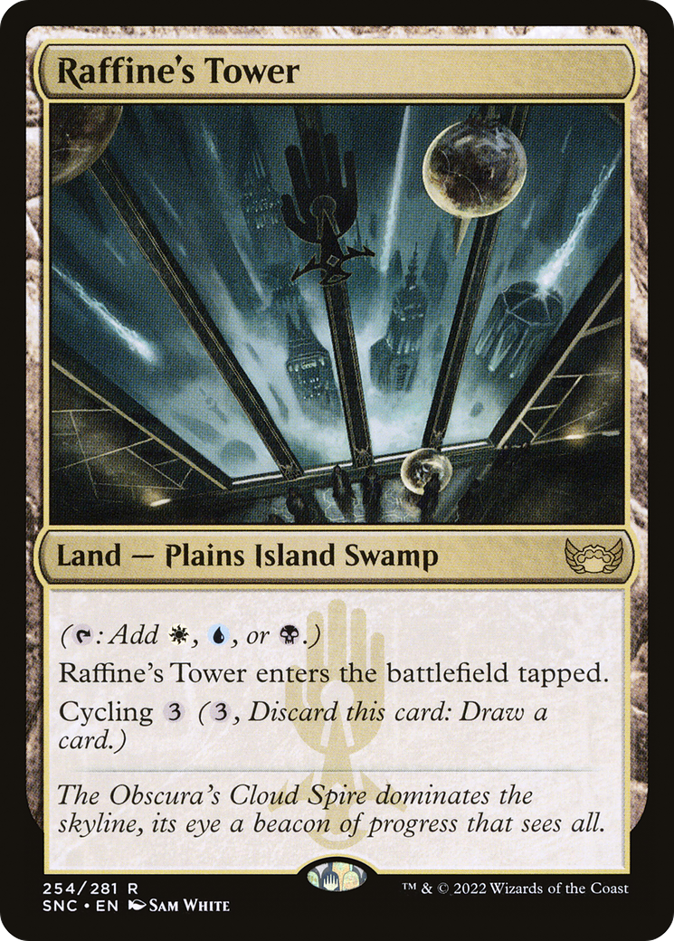 Raffine's Tower (SNC-254)  Foil - Streets of New Capenna