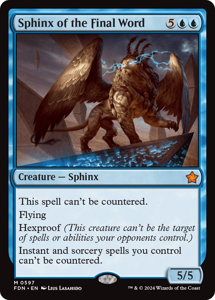 Sphinx of the Final Word (FDN-597)  - Foundations