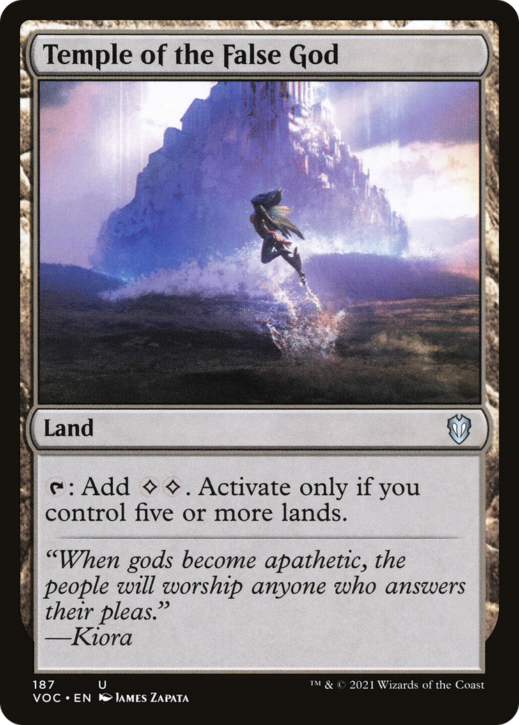 Temple of the False God (VOC-187)  - Crimson Vow Commander