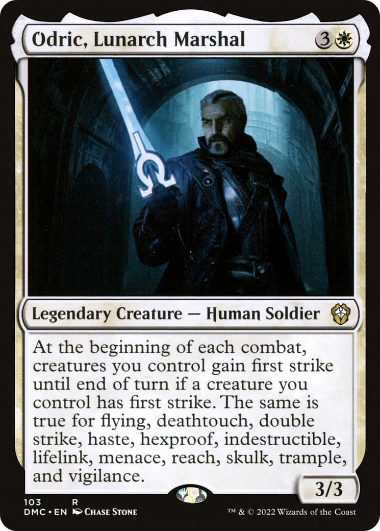 Odric, Lunarch Marshal (DMC-103)  - Dominaria United Commander