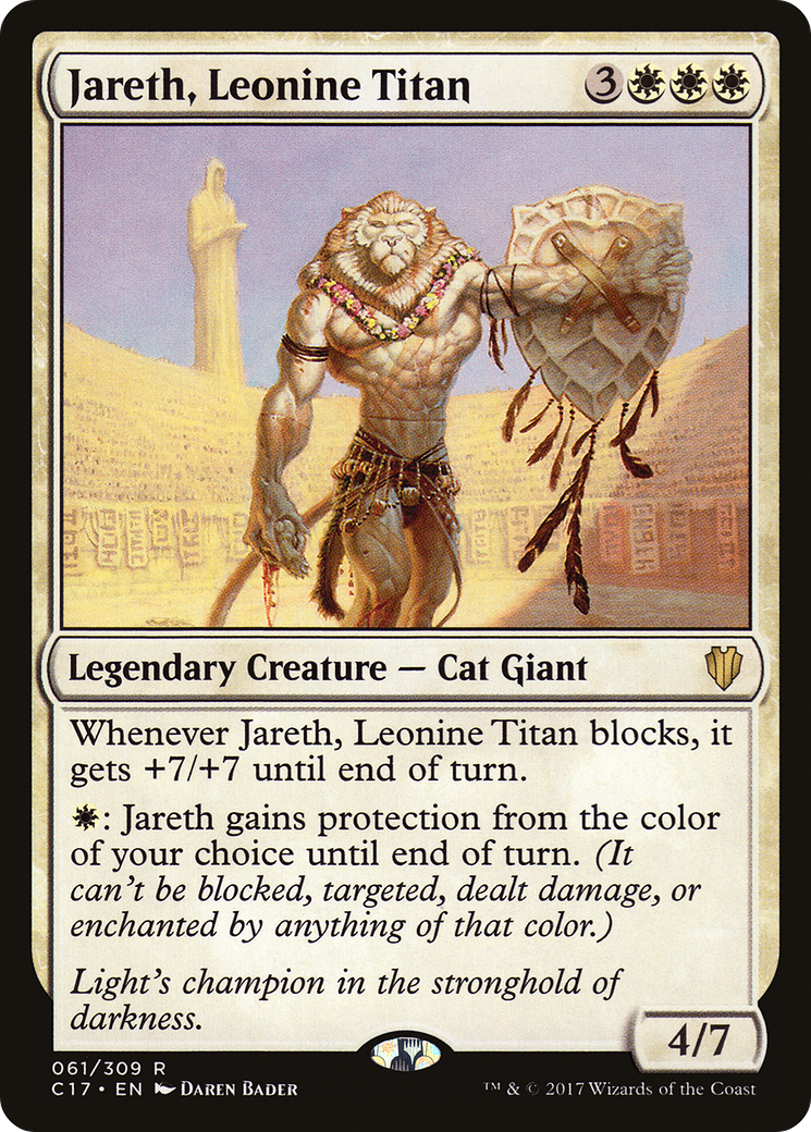 Jareth, Leonine Titan (C17-061)  - Commander 2017