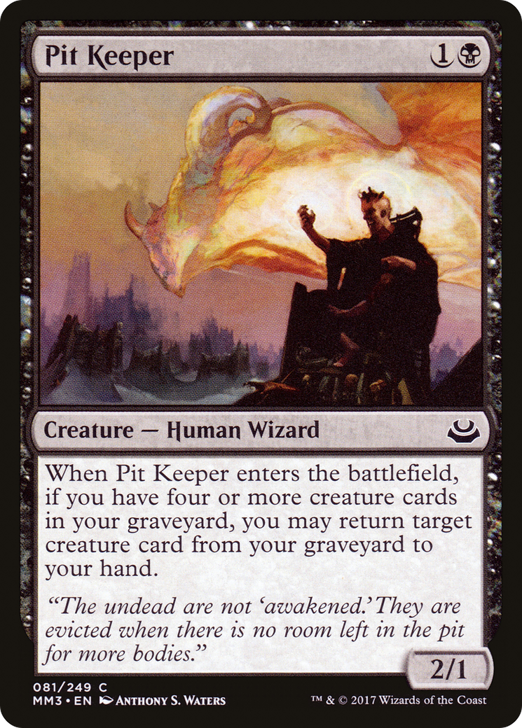 Pit Keeper (MM3-081)  Foil - Modern Masters 2017