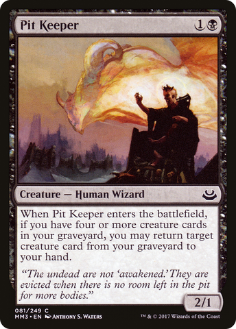 Pit Keeper (MM3-081)  Foil - Modern Masters 2017