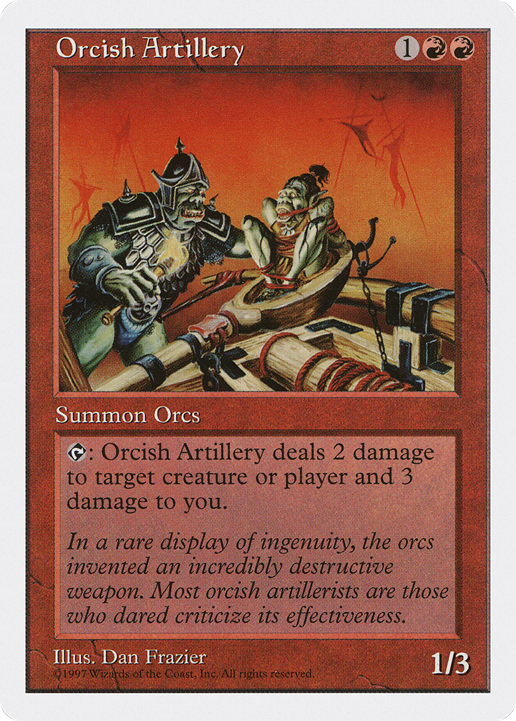 Orcish Artillery (5ED-)  - Fifth Edition