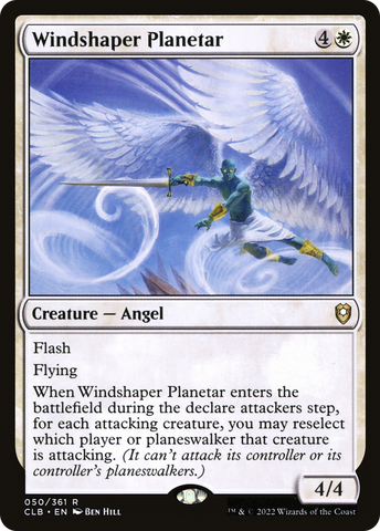Windshaper Planetar (CLB-050)  Foil - Commander Legends: Battle for Baldur's Gate