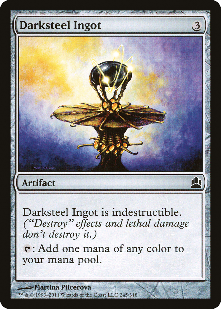 Darksteel Ingot (CMD-245)  - Commander 2011