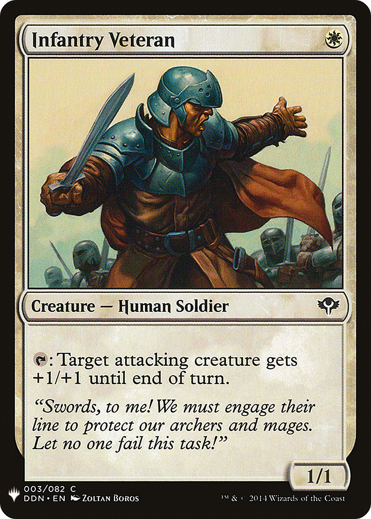 Infantry Veteran (LIST-DDN-3)  - The List