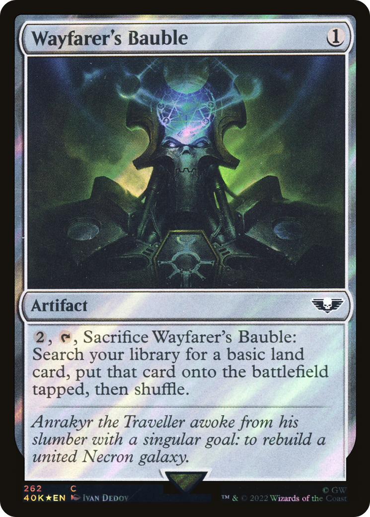 Wayfarer's Bauble (262) (Surge Foil) (40K-262)  Foil - Warhammer 40,000 Commander