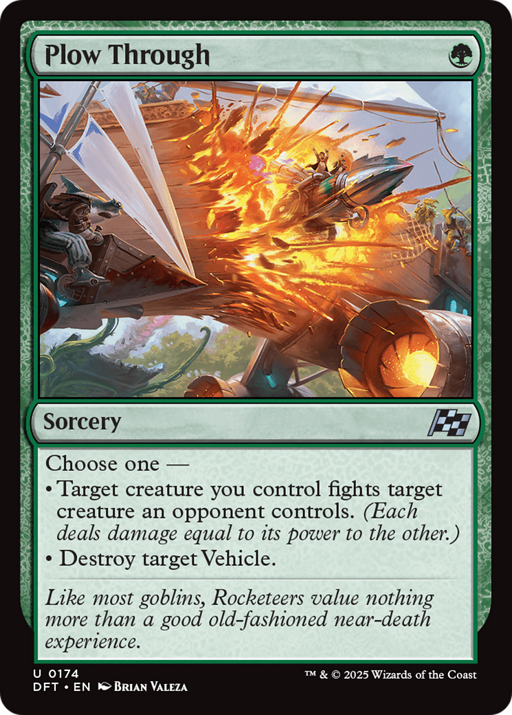 Plow Through (DFT-174)  Foil - Aetherdrift