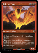 Inferno Titan (CMM-541)  Etched Foil - Commander Masters