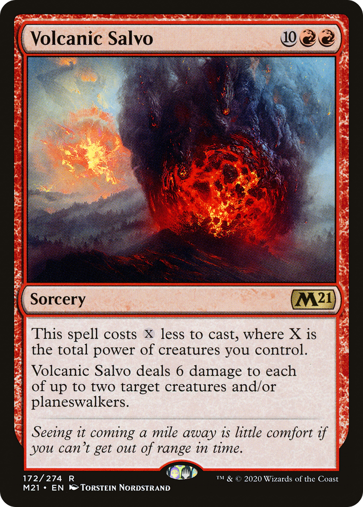 Volcanic Salvo (M21-172)  - Core Set 2021