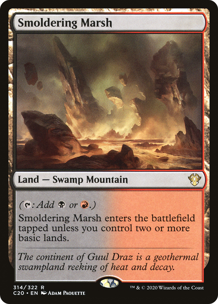 Smoldering Marsh (C20-314)  - Commander 2020