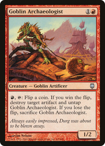 Goblin Archaeologist (DST-063) - Darksteel