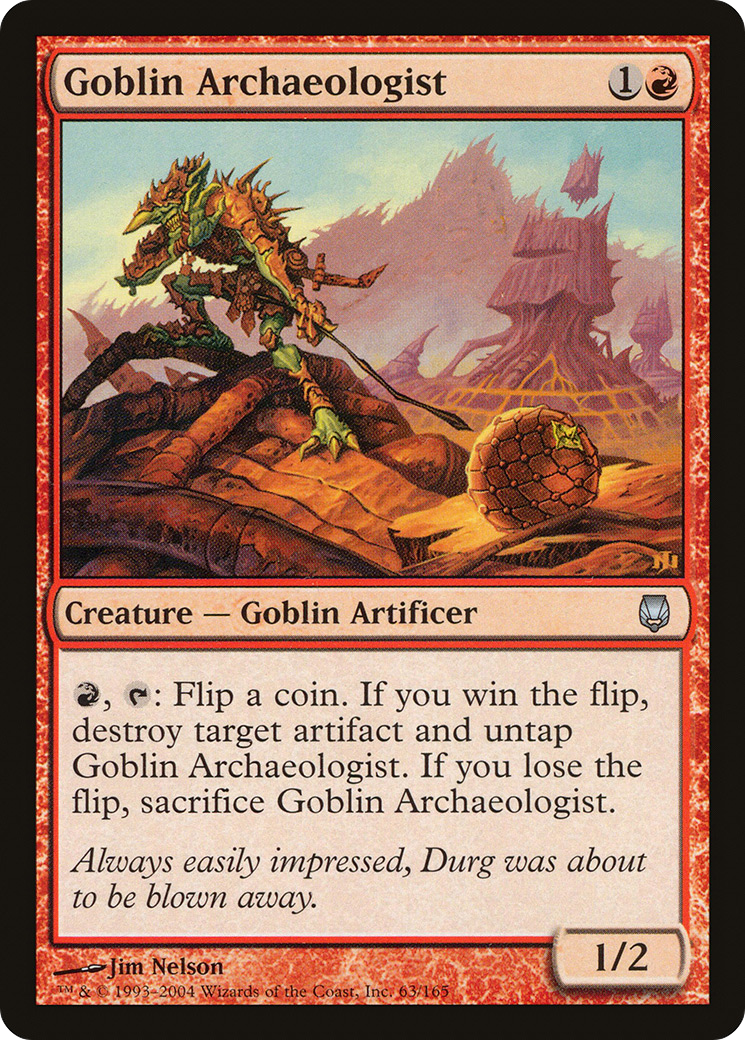 Goblin Archaeologist (DST-063)  - Darksteel