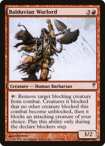 Balduvian Warlord (CSP-077)  Foil - Coldsnap
