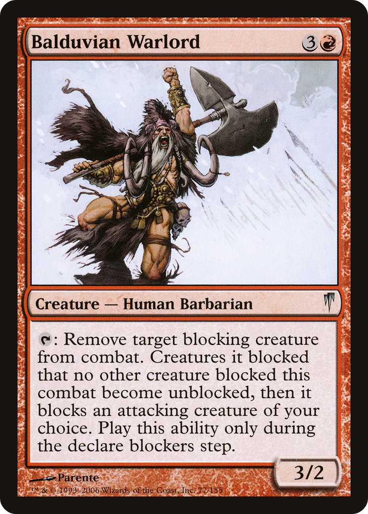 Balduvian Warlord (CSP-077)  - Coldsnap