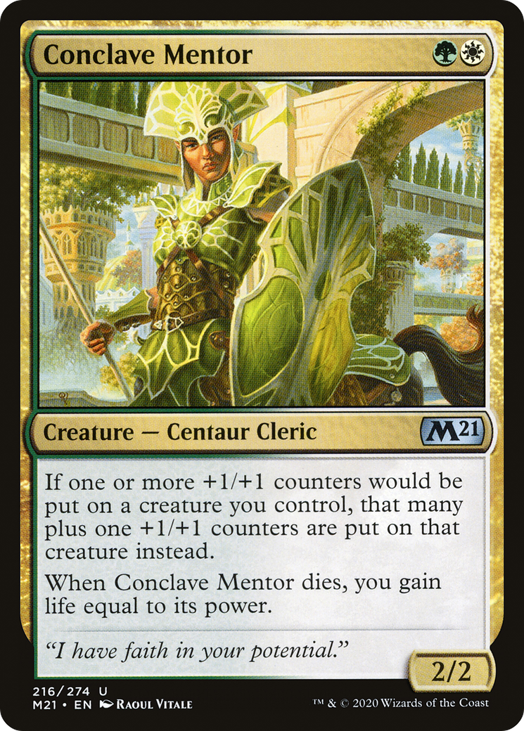 Conclave Mentor (M21-216)  Foil - Core Set 2021