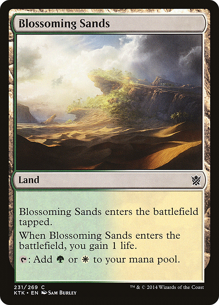 Blossoming Sands (KTK-231)  Foil - Khans of Tarkir