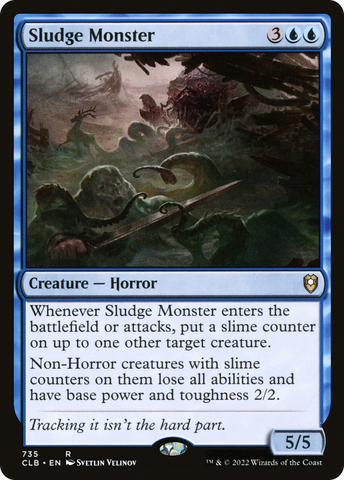 Sludge Monster (CLB-735)  - Commander Legends: Battle for Baldur's Gate