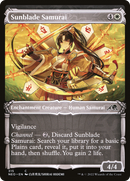 Sunblade Samurai (Showcase) (NEO-315)  - Kamigawa: Neon Dynasty: (Showcase)
