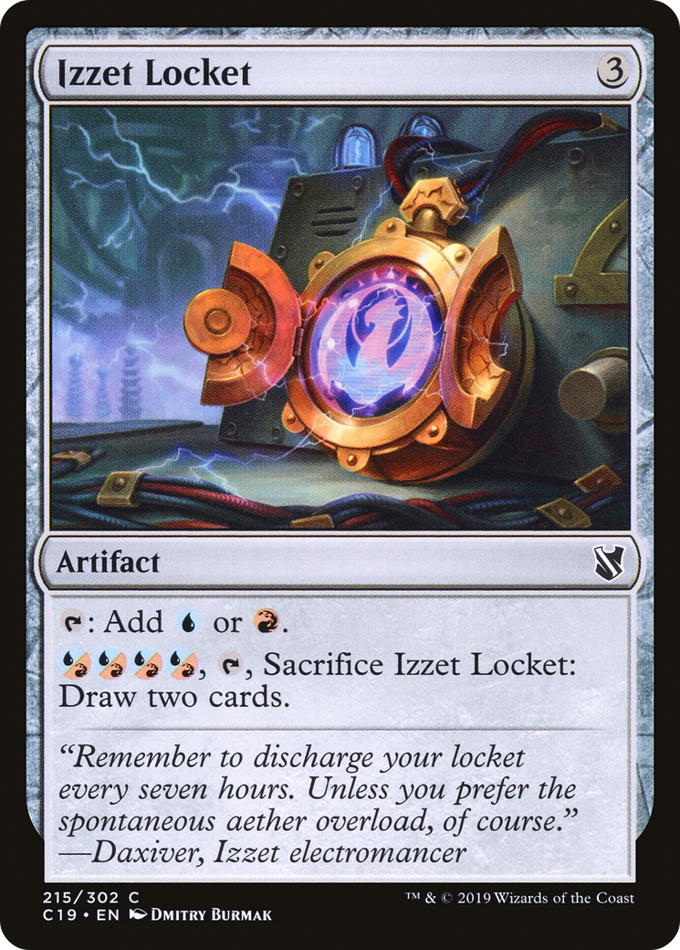 Izzet Locket (C19-215)  - Commander 2019
