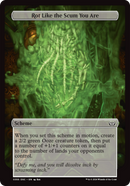 Rot Like the Scum You Are (Full Art) (A:DSC-355)  - Duskmourn: House of Horror Commander