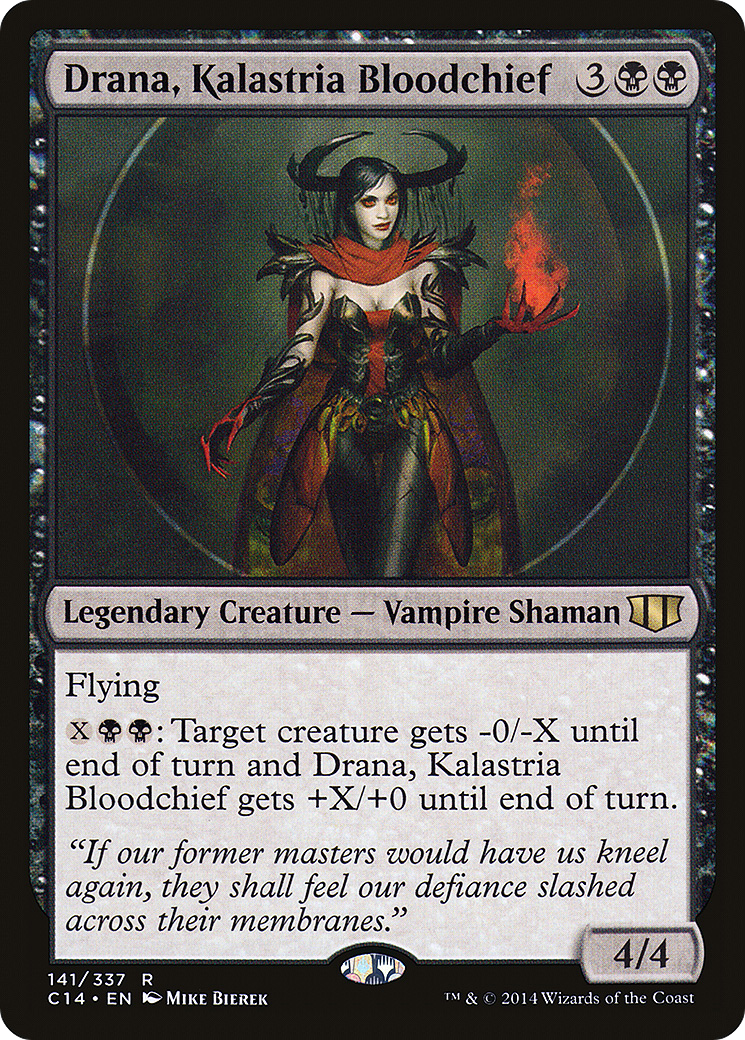 Drana, Kalastria Bloodchief (C14-141)  - Commander 2014