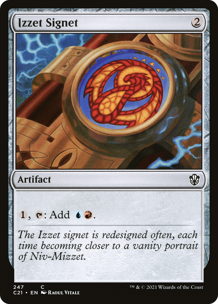 Izzet Signet (C21-247)  - Commander 2021